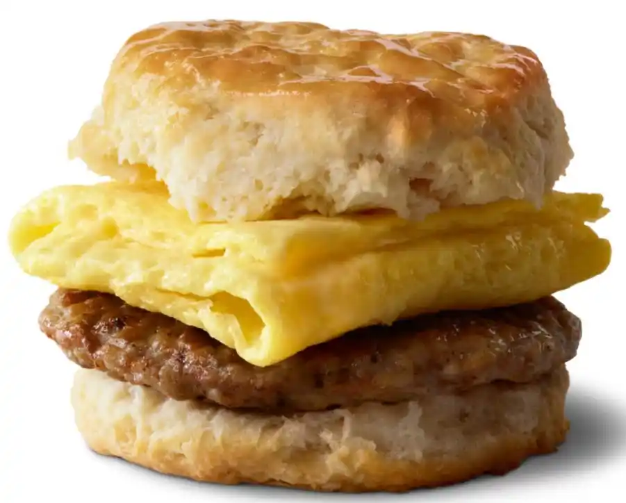 Sausage Biscuit with Egg