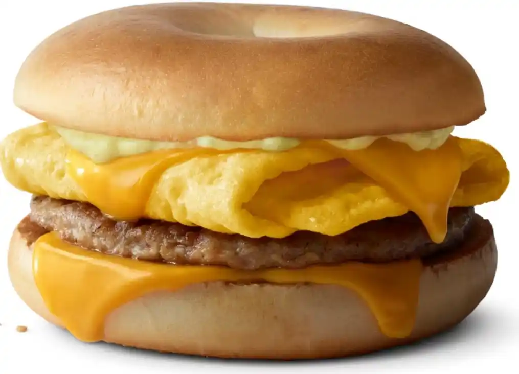 Sausage, Egg & Cheese Bagel